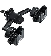 Multiple views of black electronic or technical equipment components showing various angles and connection points.