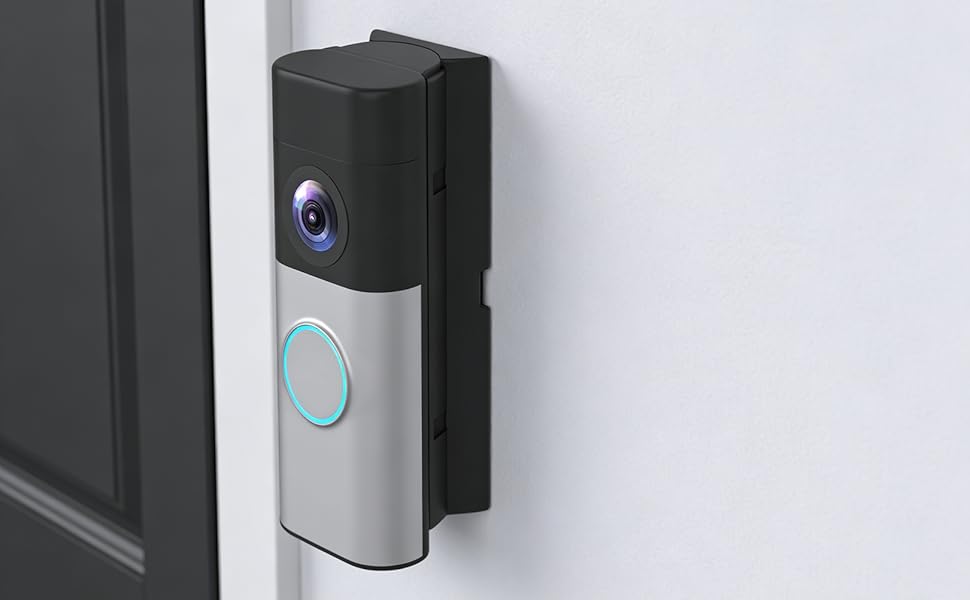 ring wired doorbell mount holder wall bracket mounting angle Adjustable door pro plus accessories