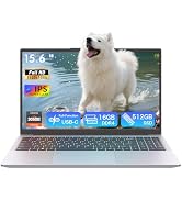 Auusda 15.6” Full HD Laptop, 16GB RAM 512GB SSD, Compatible with Win11, Backlit Keyboard, Fingerp...