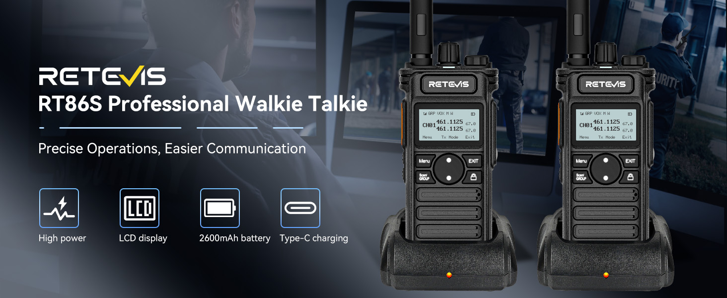 Retevis RT86S Professional Walkie Talkie