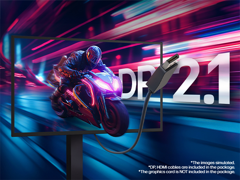 Abstract tech-themed banner with text 'Up 2.1'. Features dynamic blue and pink lighting effects with motion blur and metallic surfaces creating a futuristic aesthetic.