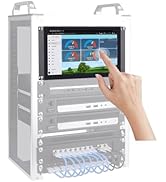 GeeekPi 12-Port Cat6 Patch Panel, 1U Rack Mount Modular Panel with Keystone Coupler & Cable Manag...