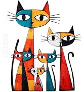 Latch Hook Cushion Kit 17x17Inch Cute Animal Pattern Pillow Cover Pre-Printed DIY Embroidery Rug ...