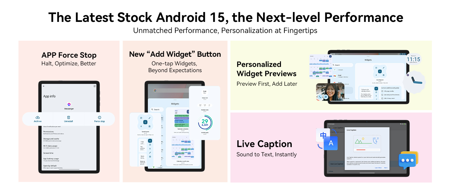 android 15 tablet