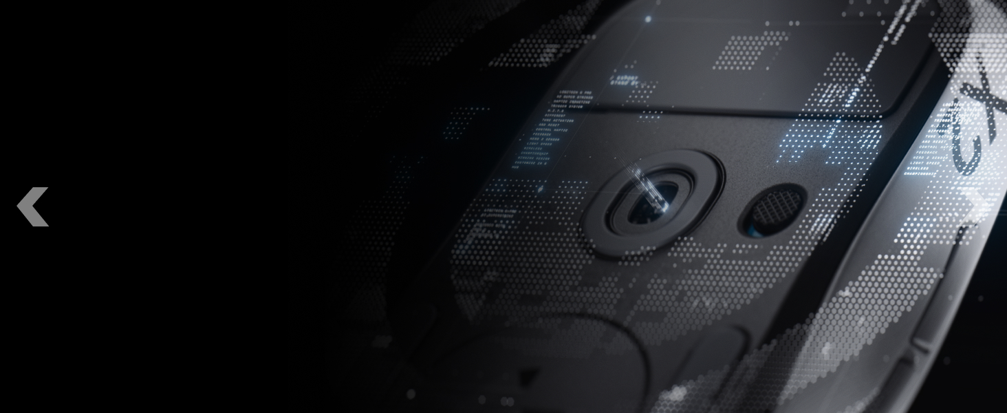 Close-up shots of a black technological device with detailed surface textures and mechanical components visible against a dark background.