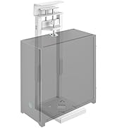 monTEK 30KG Heavy Duty Under Desk PC Mount, No Drilling Required, Adjustable Ventilated PC Holder...
