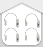 Window Restrictors,HOMGEN Professional 2pcs Window Restrictor for upvc Baby Security Window Locks...