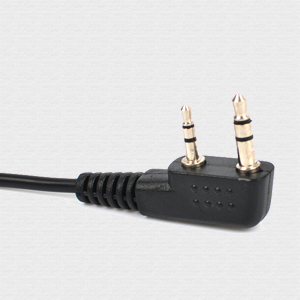 walkie talkie d shape radio headset