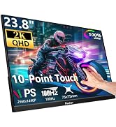 Prechen 16.2'' 2K QHD IPS 2608×720 Touchscreen Secondary Monitor, IPS Stretched Bar LCD Travel To...