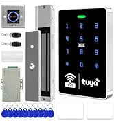 XYBkey WiFi TUYA Security Access System Kit with Waterproof RFID Touch Keypad Door Lock, Smart Re...