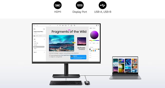 Three circular buttons labeled 'Fold', 'Customize', and 'Edit & Share' positioned above desktop computer monitor displaying 'Prezzcard for ice slide' interface with tablet device nearby.
