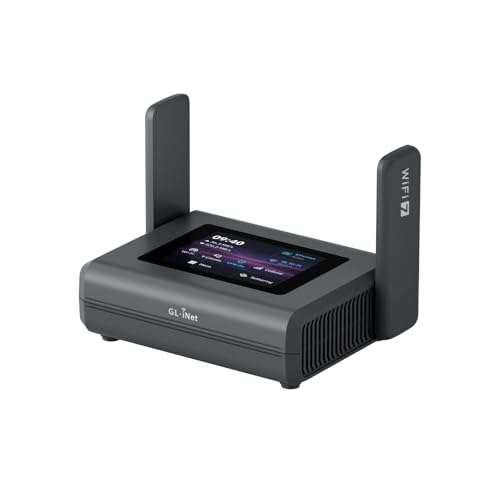 GL.iNet Slate 7 Pro (GL-BE10000) Tri-Band Wi-Fi 7 Travel Router – 6GHz 5.7Gbps