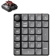 Keychron M7 8K Wireless Gaming Mouse, 30K DPI Optical Ergonomic Computer Mice, 2.4 GHz/Bluetooth/...