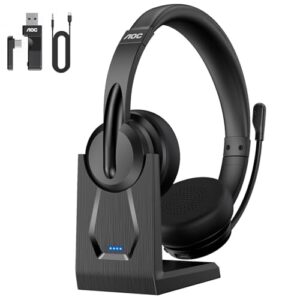 AOC Wireless Headset with Microphone for Work