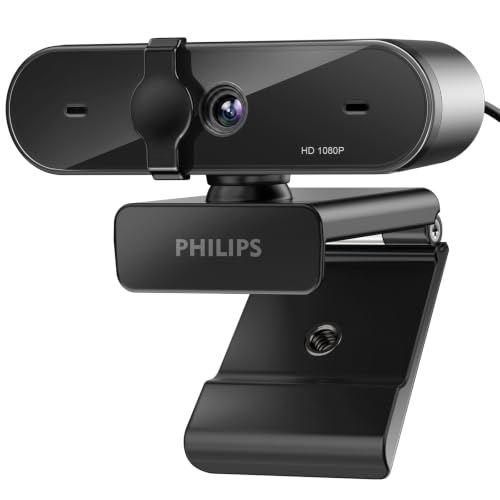 PHILIPS 1080P Webcam for PC Laptop Computer