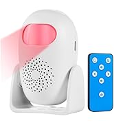 Motion Sensor Alarm with Siren Indoor, Remote Control Wireless Infrared DIY PIR Motion Detector B...