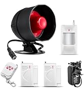 WiFi Security Burglar Door Alarm System Kit for Garage Shed House Hotel Shop Apartment, Weatherpr...