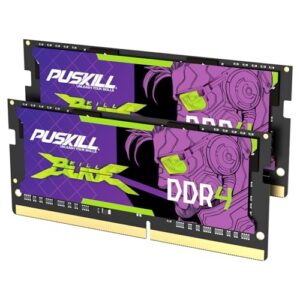 PUSKILL DDR4 Laptop RAM 32GB Kit (2x16GB) 3200MHz (PC4-25600) 260-Pin SODIMM CL22 1.2V - Plug and Play Upgrade for Gaming Laptops and Notebooks