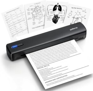 POLONO D810 Inkless A4 Portable Wireless Thermal Printer