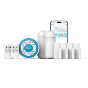 Smart Home Security Systems - 9-Piece Wireless Alarm Kit