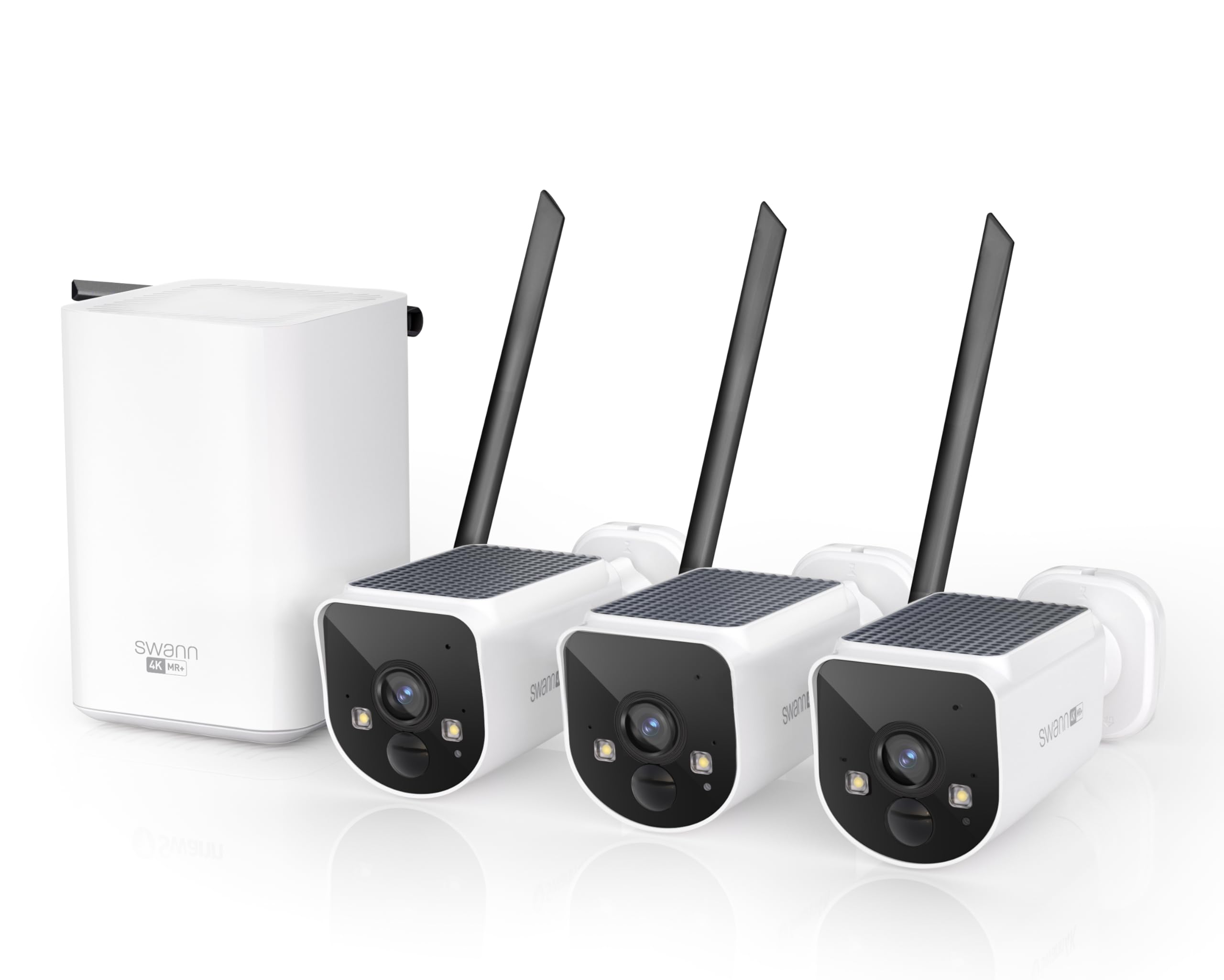 Swann MaxRanger4K Wireless NVR Security System 3-Cam Kit