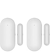 WiFi Door Window Sensor, Smart Tuya Door Sensor Free App Real-time Alerts, Wireless WiFi Window C...