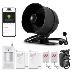 WiFi Security Burglar Door Alarm System Kit for Garage Shed House Hotel Shop Apartment