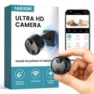 4K Mini Indoor Security Camera with Magnetic Mount