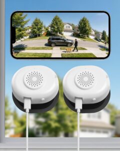 Anlapus 2pack 3MP 2K Window security Camera for Home Security with 20° Tilt Mount