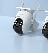 Text reads 'Image 2'. Close-up views of white security camera with solar panel attachment, showing multiple angles of the device against blue background.
