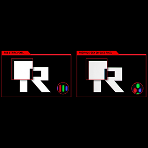 Text includes 'SHIELD+', 'BLACK OPS', 'MOTION BLUR', 'BRIGHTNESS', 'COVERAGE', 'ASPECT CONTROL'. Interface menu or settings display with various control options.