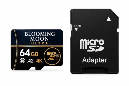 ULTRA 64GB Micro SD Card with SD Adapter – Class 10 UHS-I A2 4K Memory Card for Smartphones