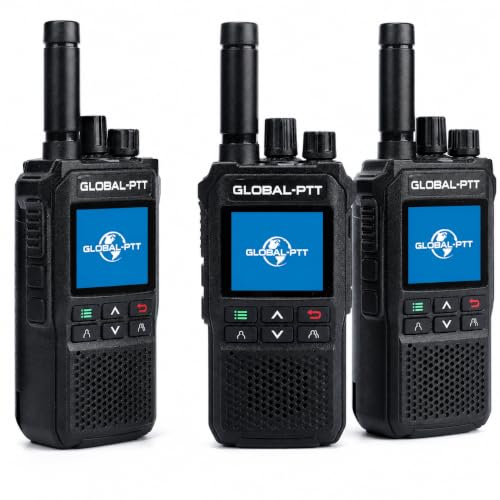 global-ptt GP1 PoC Push-to-Talk Over Cellular Radios Unlimited Long Range Nationwide Coverage Walkie Talkie for Business