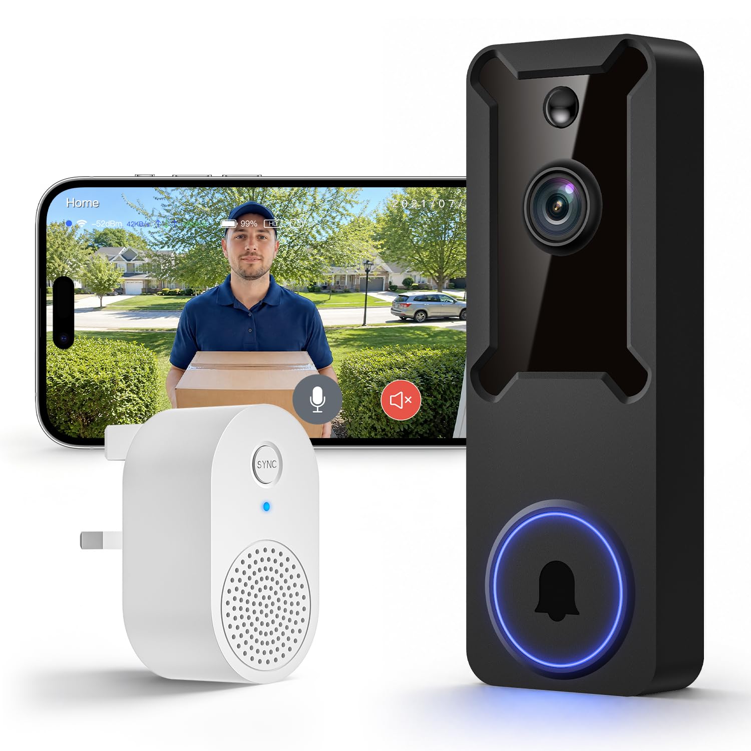 1080P Battery Security Camera Wireless