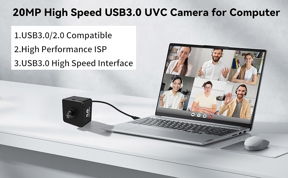 Text reads: '4K Ultra HD High Speed USB3.0 Camera,' '1920x1080@230fps,' 'USB3.0 Speed up to 230fps,' '1920x1080@30fps.' Small black USB camera with dual resolution and frame rate specifications displayed with technical diagrams.