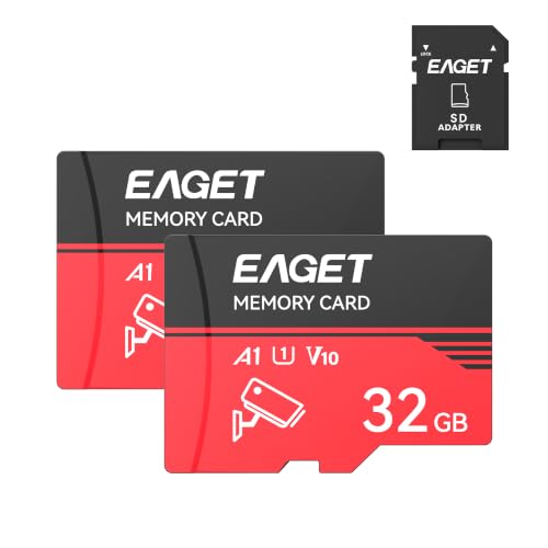 2-Pack 32GB Micro TF SD Card for Security Cameras