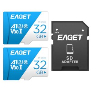 2-Pack 32GB TF Memory Card with 1 SD Adapter
