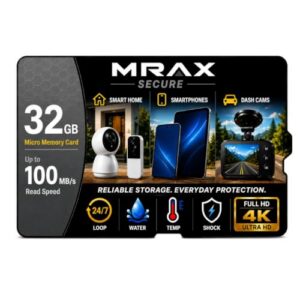 MRAX 32GBMicro Memory Card UHS-I Class 10 U3 V30 A1