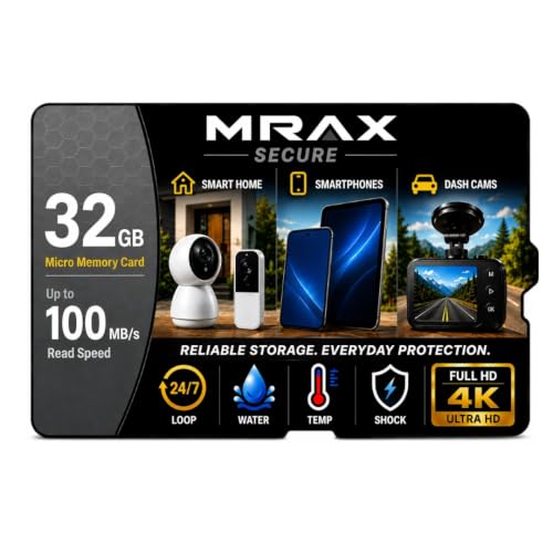 MRAX 32GBMicro Memory Card UHS-I Class 10 U3 V30 A1