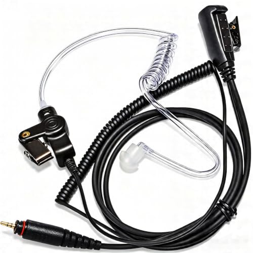 HYS Radio Earpiece Headset Compatible for Motorola CLP446E                                                          1 Pack