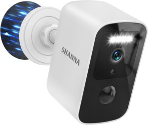 2K 3MP Wireless Security Camera Outdoor-Free Cloud Storage